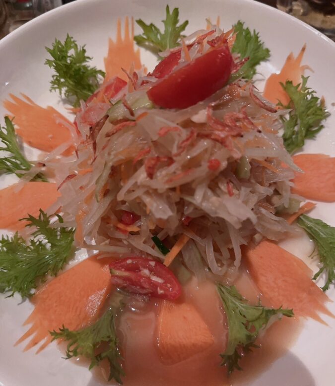 青パパイヤサラダ｜ส้มตำไทย｜Papaya salad